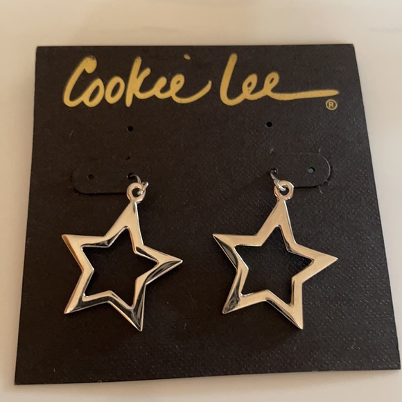 Cookie Lee Earrings- Stars - Picture 2 of 4
